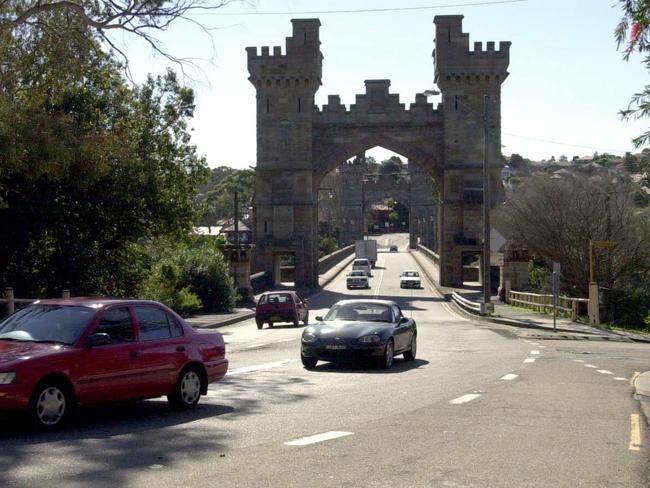 ‘Bizarre but beautiful’: The suspension bridge at Northbridge.