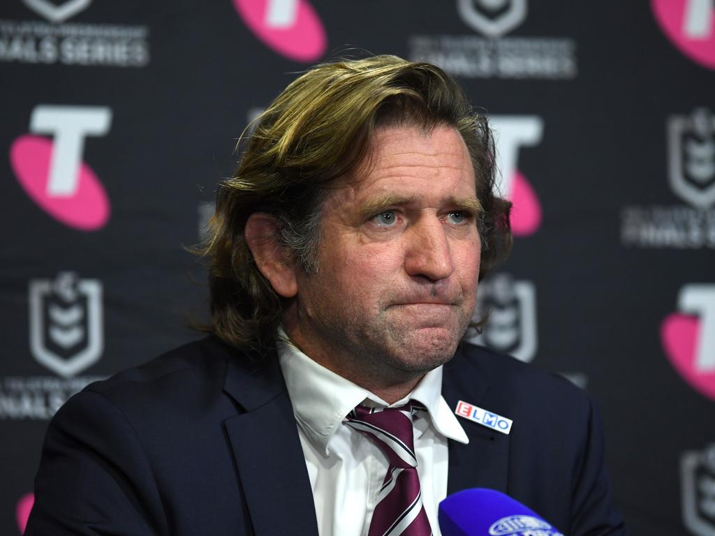 Manly coach Des Hasler.