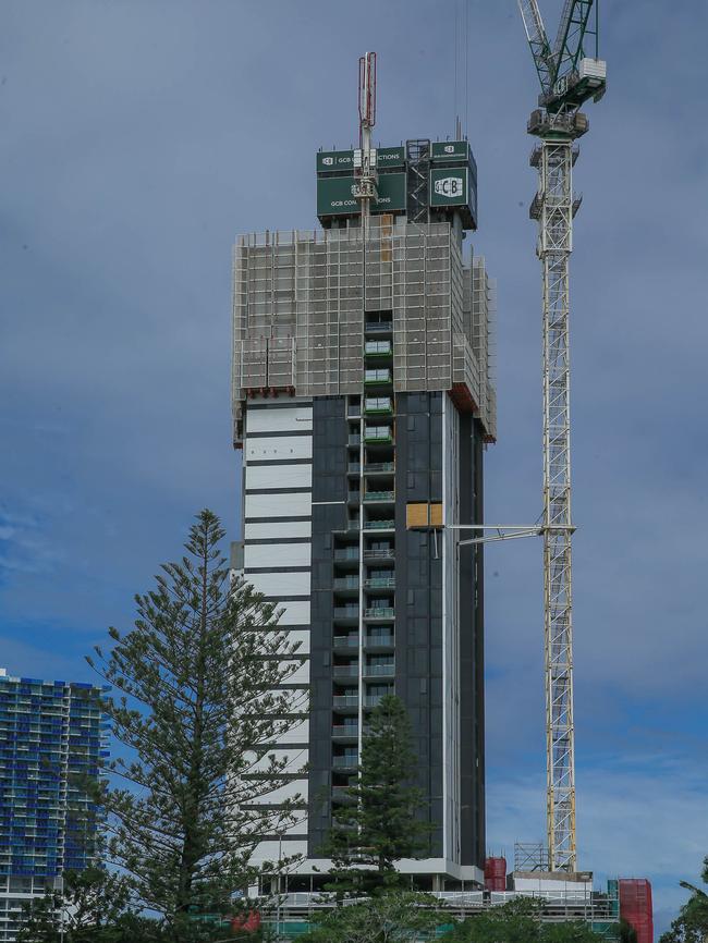 CB Constructions' Marine Quarter tower development, next to Broadwater Tourist Park. Picture: Glenn Campbell