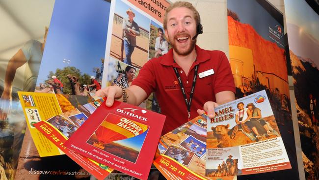 Alice Springs Visitor Information Centre won a Gold Award at the 2016 Qantas Australian Tourism Awards. PICTURE: Barry Skipsey