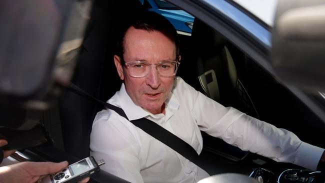 PERTH , AUSTRALIA - NewsWire Photos  JUNE 2  , 2023 Premier Mark McGowan.  arrives at Dumas House for his last day as Premier. Picture: NCA NewsWire / Sharon Smith,