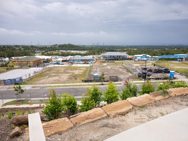 Construction at Skyridge estate in Worongary. Picture: Supplied