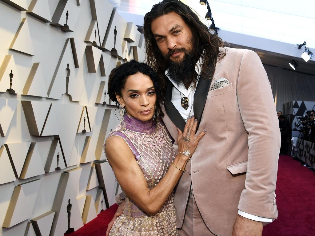 Lisa Bonet and Jason Momoa at the 2019 Oscars. Picture: Kevork Djansezian/Getty Images