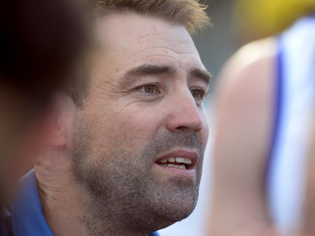 East Ringwood coach Marcus Buzaglo knows relegation is a possibility. Picture: AAP/Chris Eastman