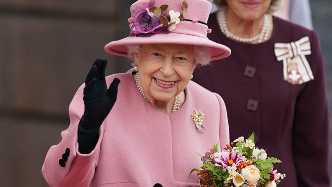 Queen Elizabeth II spent Wednesday night in hospital, Buckingham Palace reported. Picture: Jacob King/AFP