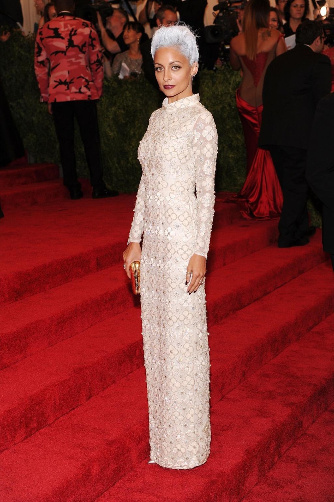 Nicole Richie attends the 2013 Met Gala.
