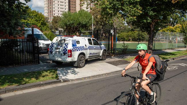 Security will be beefed up at a school nearby Richmond’s controversial injecting room. Picture: Jason Edwards