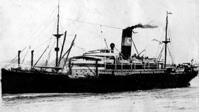 The ill-fated Blue Anchor liner “SS Waratah” which mysteriously disappeared in 1909.