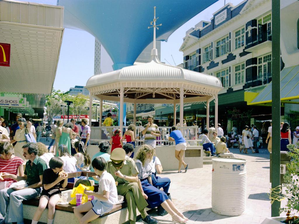 Queen Street Mall in the early days