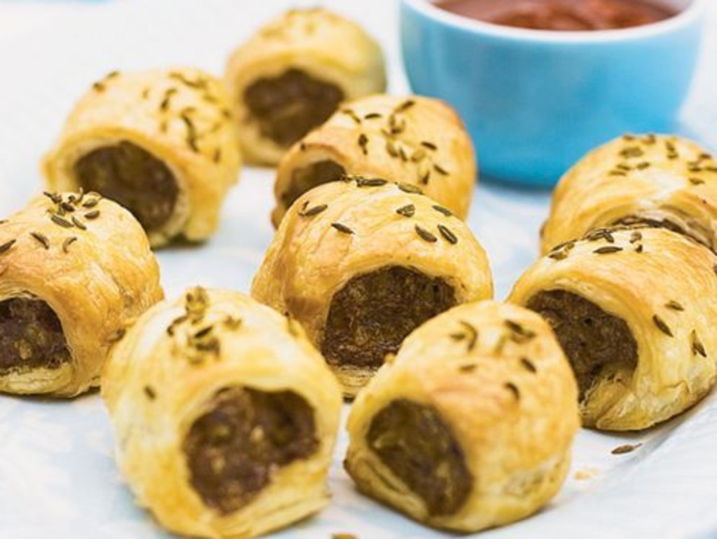 Pork and fennel sausage rolls.