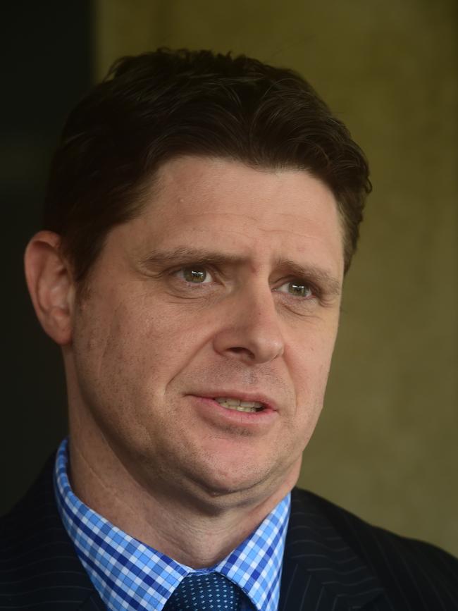 Baxter trial at Townsville Court. Detective Senior Sergeant Phil Watts. Picture: Evan Morgan