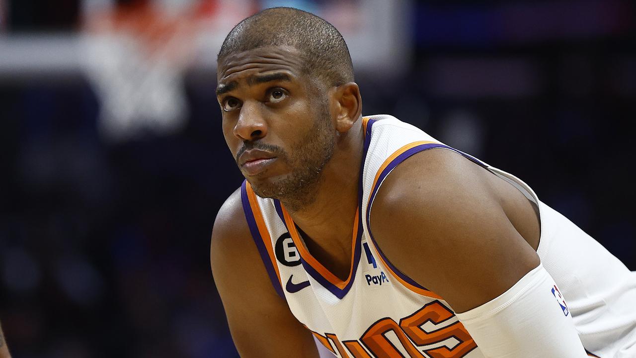 Chris Paul found out he was traded when he was on a plane. (Photo by Ronald Martinez/Getty Images)