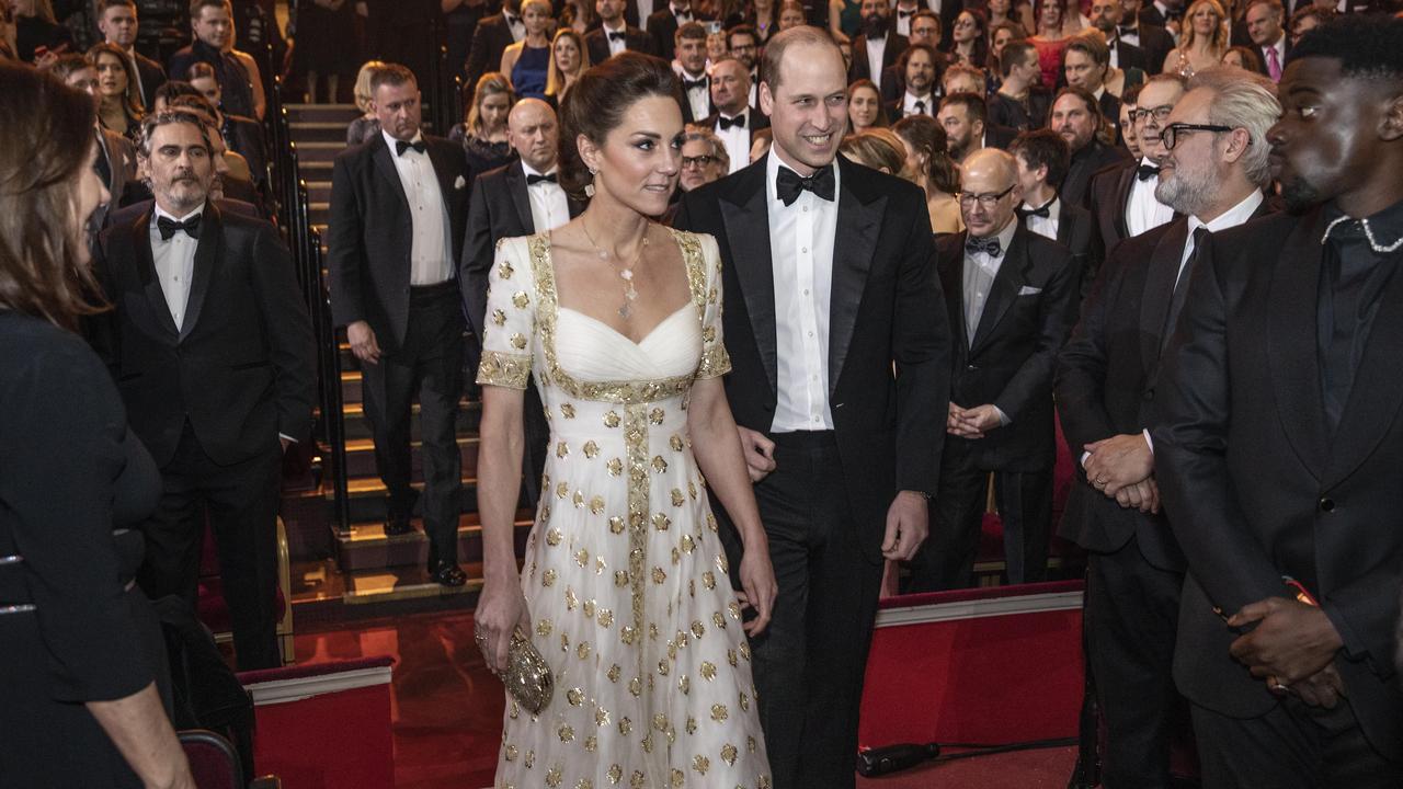 Prince William and Kate, Duchess of Cambridge arrive at the Royal Albert Hall in London, to attend the BAFTAs.