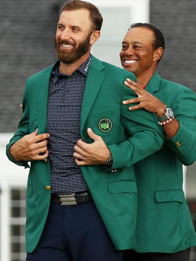 US Masters winner Dustin Johnson is Ando’s world athlete of the year. Picture: Getty Images/AFP