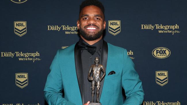 Turuva won the 2023 Rookie of the Year award. Picture: Mark Kolbe/Getty Images