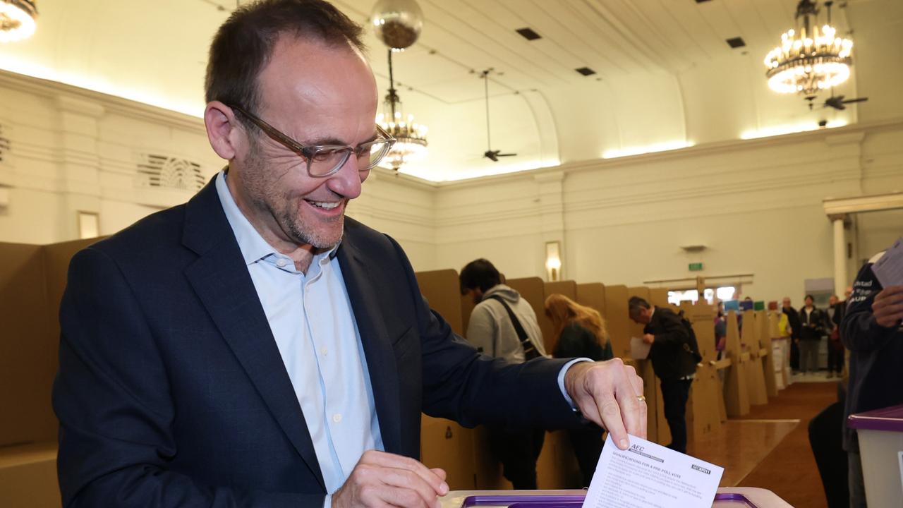 Greens leader Adam Bandt is fighting for his seat of Melbourne. Picture: David Caird/ NewsWire