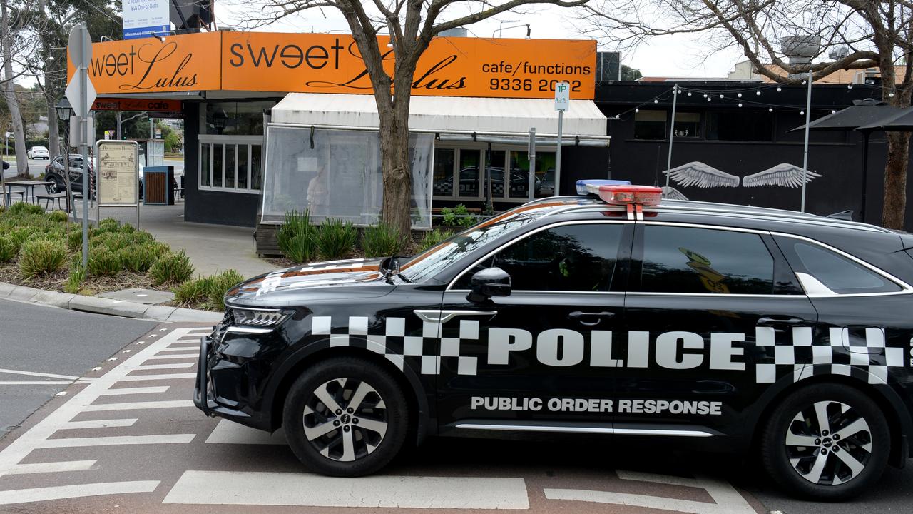 Police are investigating the fatal shooting at Sweet Lulus cafe in Keilor East. Picture: Andrew Henshaw