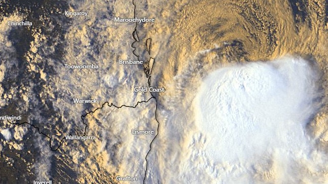 800mm rain in 48hrs, Brisbane to feel Alfred’s impacts this afternoon