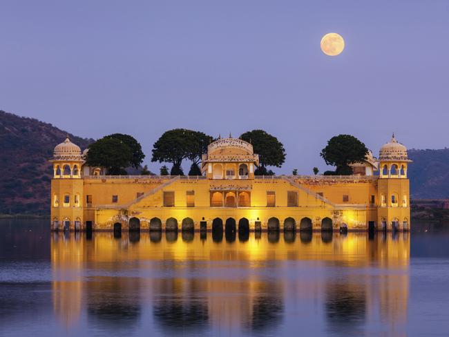 The Water Palace is just one of the cultural charms in Jaipur, northern India.