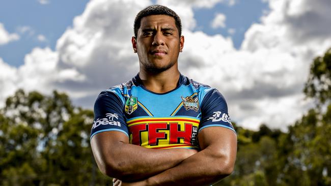 Moeaki Fotuaika is a popular figure at the Titans. Picture: Jerad Williams