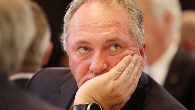 Deputy PM Barnaby Joyce has weighed in on the leaked text message affair. Picture: NCA/ Gary Ramage