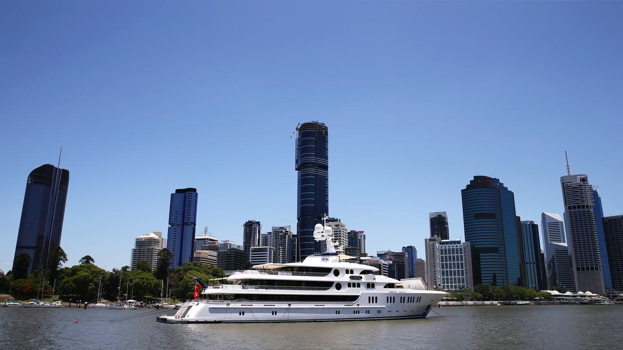 The mining magnate said yacht mooring access is limited in Queensland. Picture: AAP Image/Claudia Baxter
