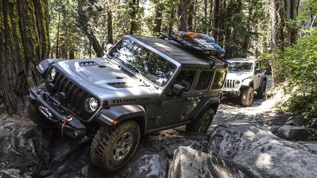 Lyons MP Brian Mitchell’s Jeep Wrangler, like the one pictured, chugs out at least 200g of carbon dioxide each kilometre.