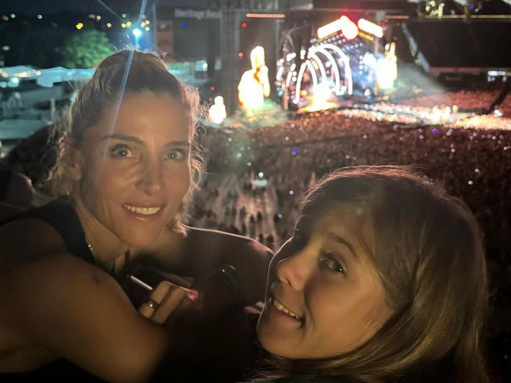 Elsa Pataky and her daughter attended Pink's concert in Melbourne.