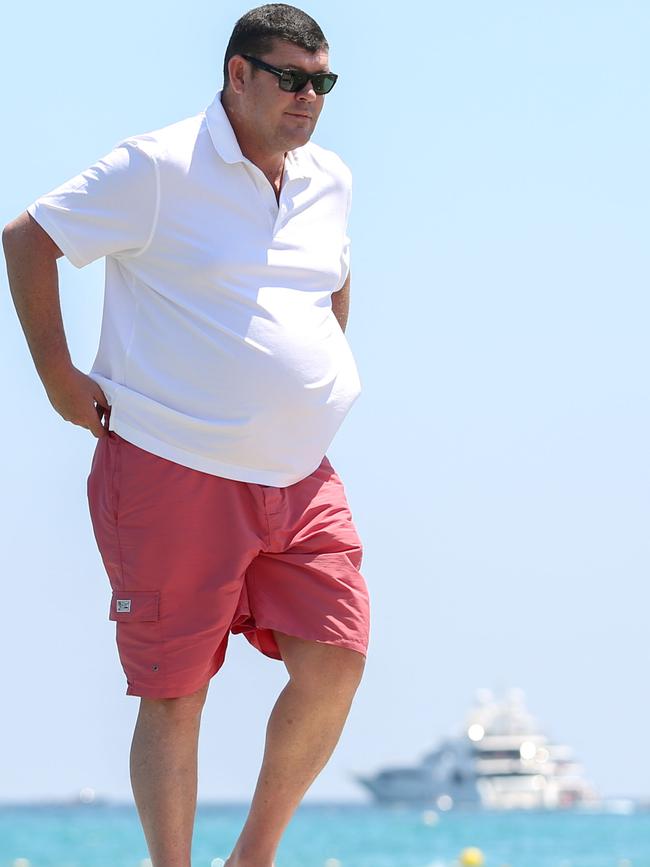 James Packer was spotted holidaying in St Tropez in recent weeks with rumoured girlfriend Kylie Lim. Picture: MEGA