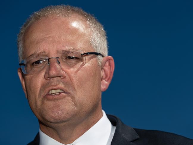 Prime Minister Scott Morrison wants Facebook and other social media sites to take down violent live video content immediately. Picture: AAP