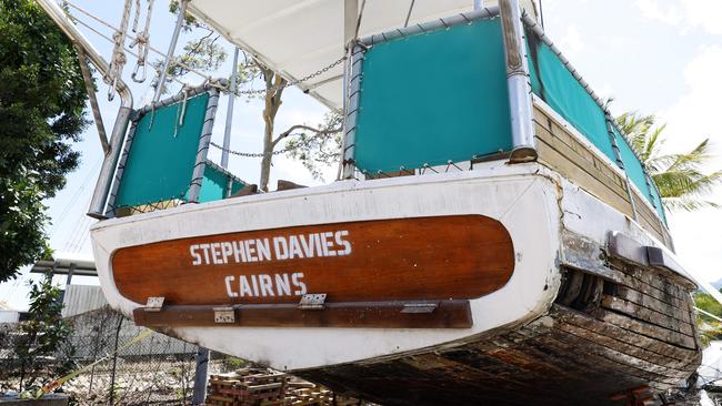 The Stephen Davies, a pearl lugger owned by missionaries in the Torres Strait. Picture: Brendan Radke