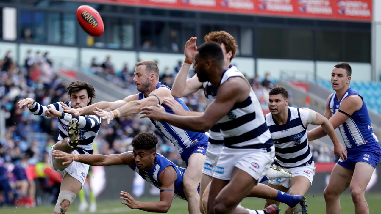 AFL Round 20 Zach Guthrie s defence is gold for Geelong Cats