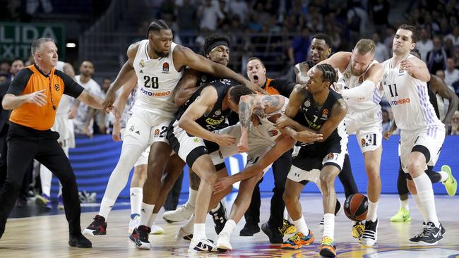 Australian Olympic bronze medallist Dante Exum suffered a broken toe. Picture: Jesus Orihuela/Euroleague Basketball