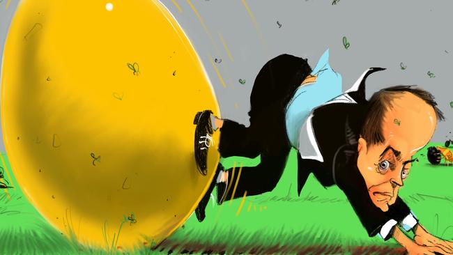 Golden goose: Bill Shorten. Illustration: Eric Lobbecke