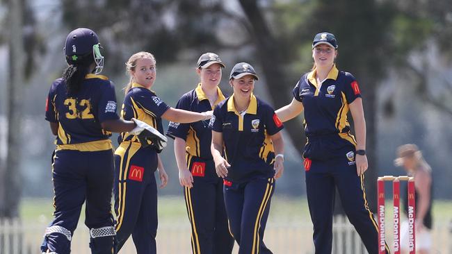 It has been a golden summer for the Central Coast’s women’s junior rep cricket teams. Picture: Sue Graham