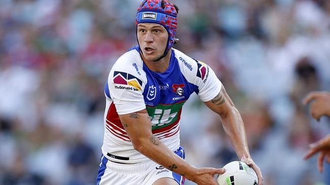 Newcastle's Kalyn Ponga during the NRL Elimination Final match between the South Sydney Rabbitohs and Newcastle Knights at ANZ Stadium. Picture. Phil Hillyard