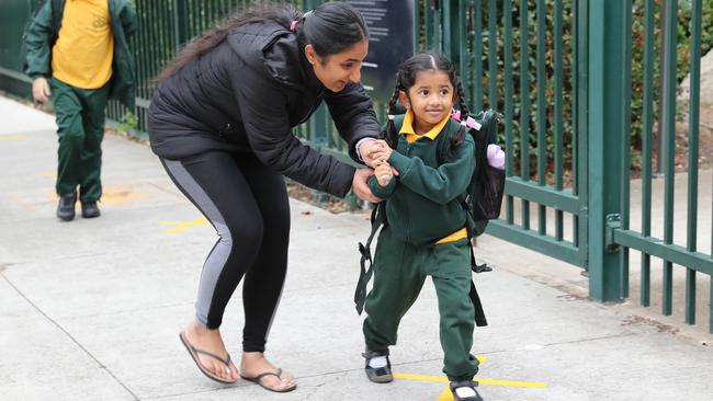 Our little kids have shown this year that they are brave and resilient. Picture: Richard Dobson