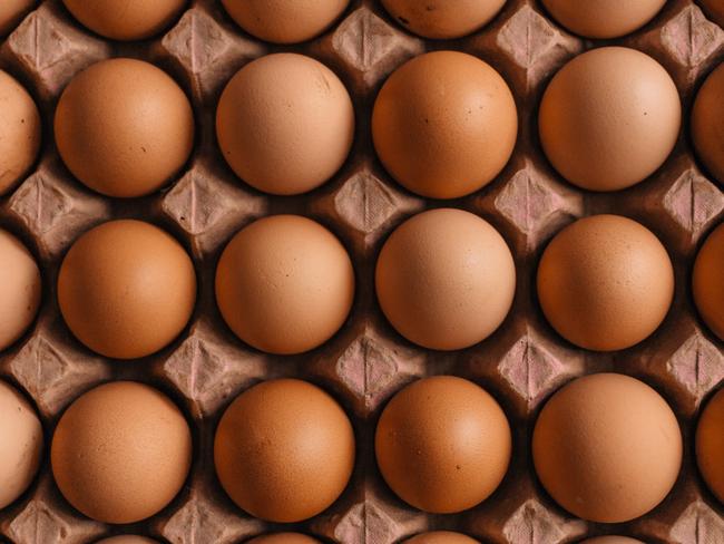 Generic pic of chicken eggs in carton. Picture: Erol Ahmed