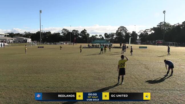 Replay: Holland Park Hawks v Gold Coast United  (U12 boys gold cup) - Football Queensland Junior Cup Day 3