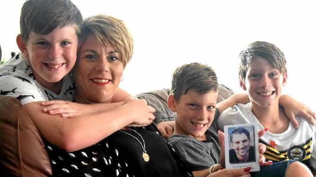 AN HONOUR: Suzanne Gakowski and her sons, Krystopher, 10, and twins Matthew and Lukas, 9 are proud to be patrons of this year’s Relay for Life. Picture: Louise Starkey