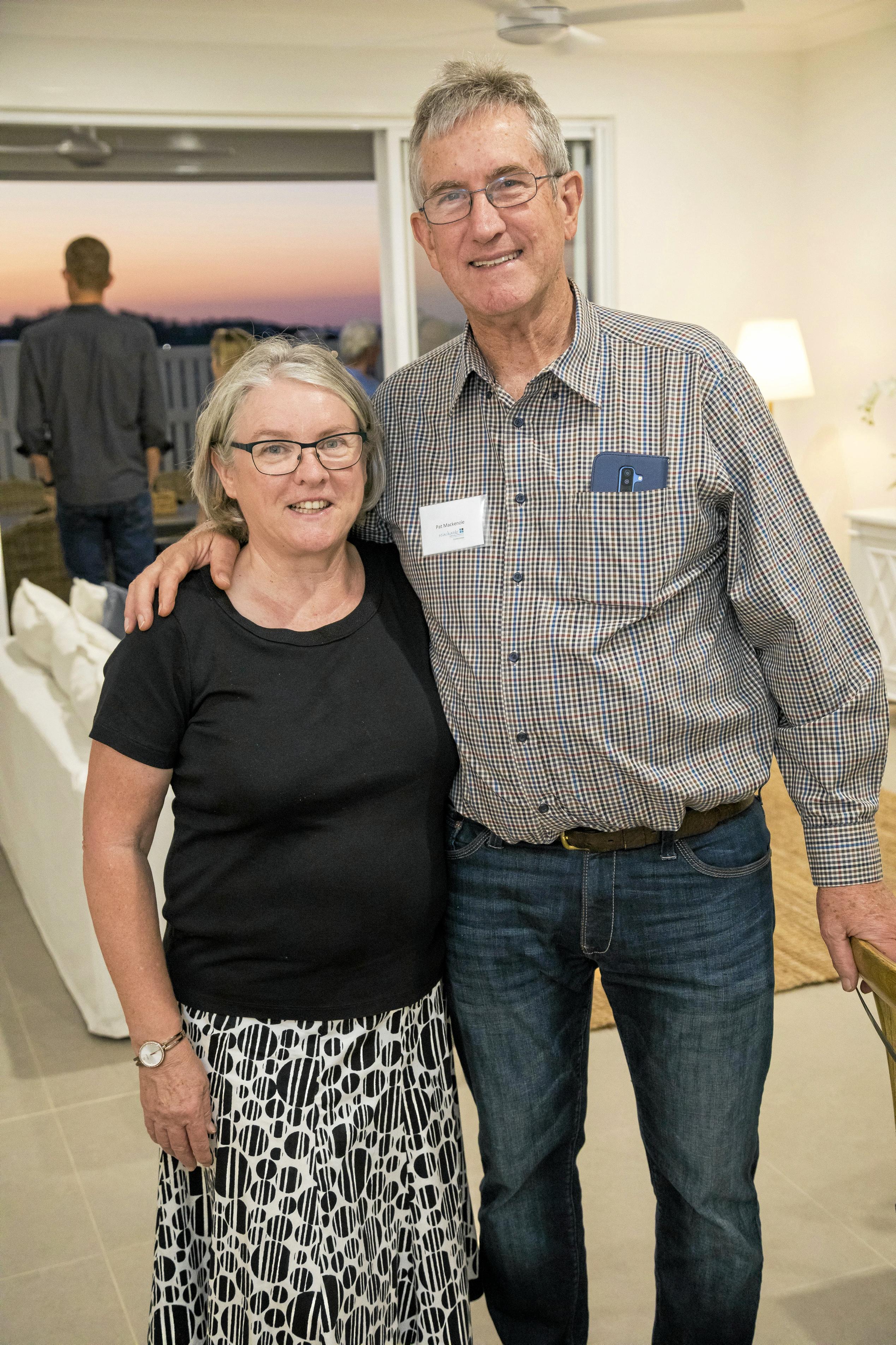 Exploring the Seachange summer house in Harristown are Jen and Pat Mackenzie. Picture: DK Photography