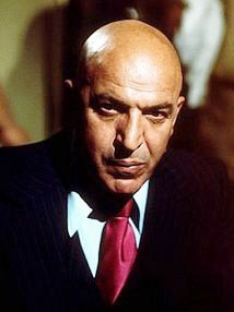 U actor Telly Savalas as Kojak in 1974.