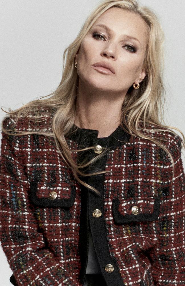 Kate Moss fronts a new campaign for LA-based designer Anine Bing, who is expanding her retail empire to Australia. Picture: Chris Colls for Anine Bing