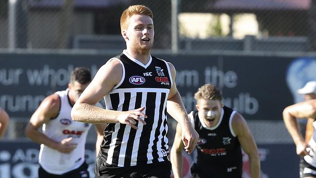 Willem Drew is leading the way for Port Adelaide and on-field rookies. Picture SARAH REED