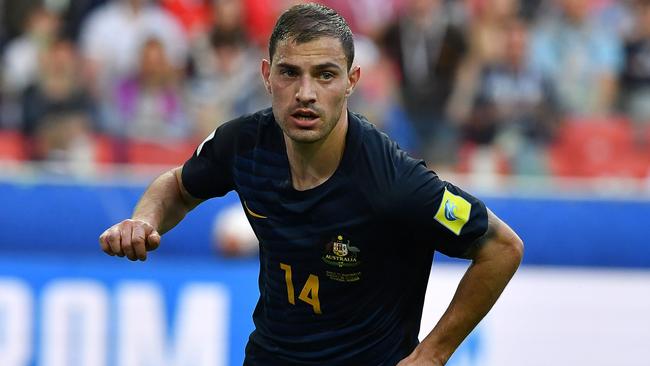 SA Socceroo James Troisi has signed a two-year contract with Adelaide United. Picture: AFP Photo/Yuri Kadobnov