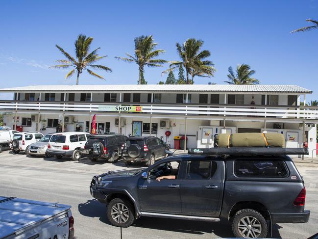 The General Store at Eurong on the eastern coast of Fraser Island is a hub for island visitors. Photo Lachie Millard