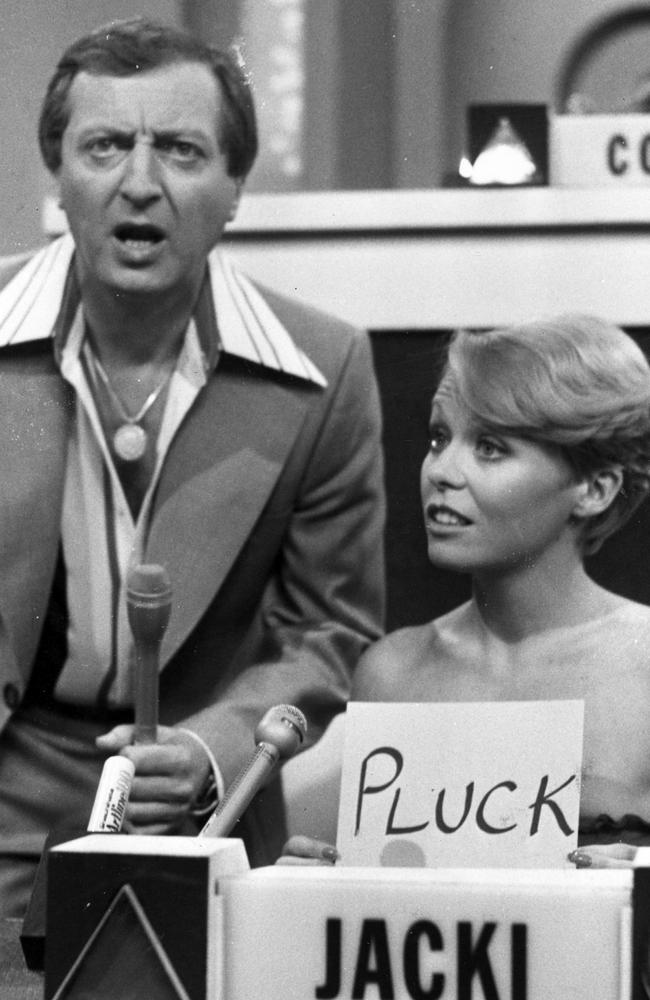 Liberal MP Christopher Pyne says he would have been good at the TV game show Blankety Blanks, hosted by the late Graham Kennedy, pictured.