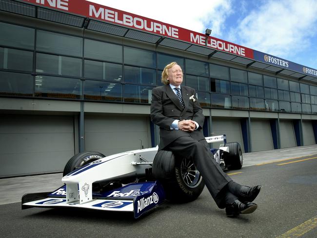 Ron Walker at Albert Park.