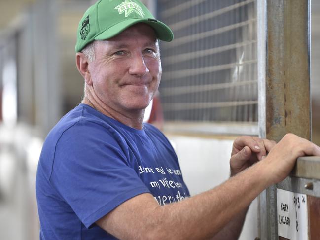 BACK HOME: Former leading Toowoomba horse trainer, Lindsay Hatch, has returned after working in Victoria for four years. Photo Bev Lacey / The Chronicle