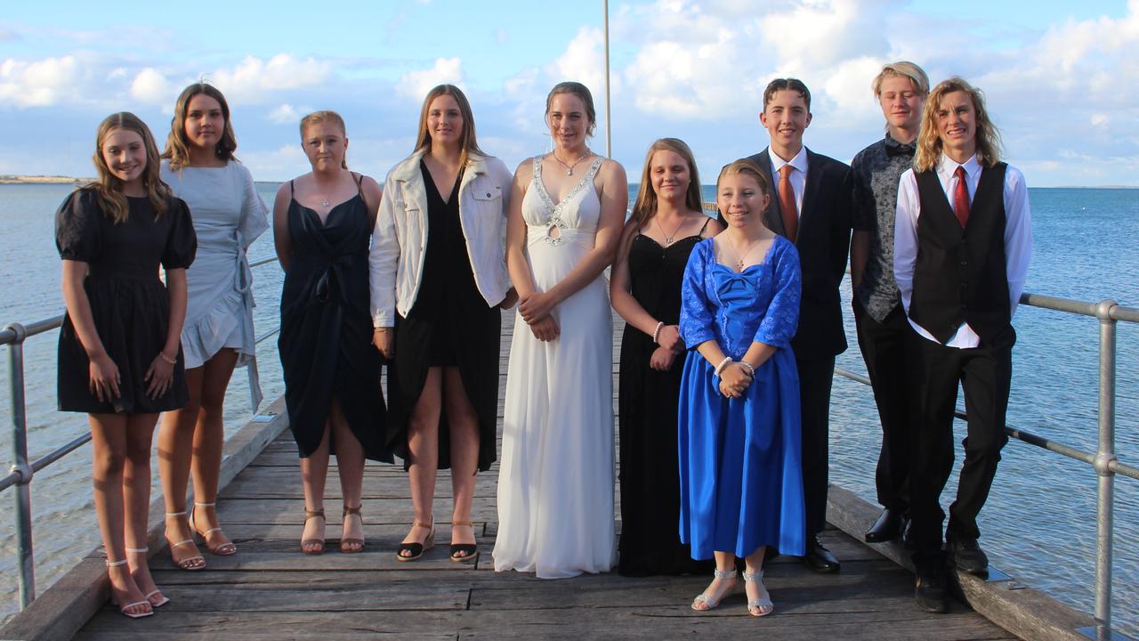 Streaky Bay Area School teens celebrated their school formal in the town, Friday November 12, 2021. Picture: Supplied